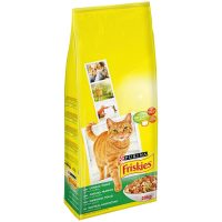 Friskies Adult Ξηρά τροφή Γάτας με Κουνέλι, Κοτόπουλο και λαχανικά